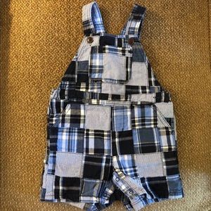 Gymboree plaid bibs